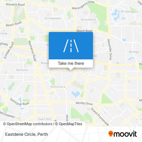 Eastdene Circle map