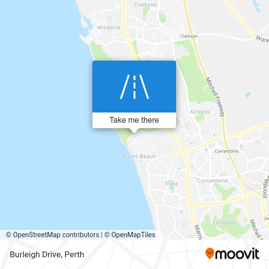 Mapa Burleigh Drive