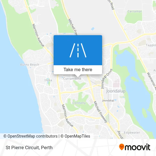 Mapa St Pierre Circuit