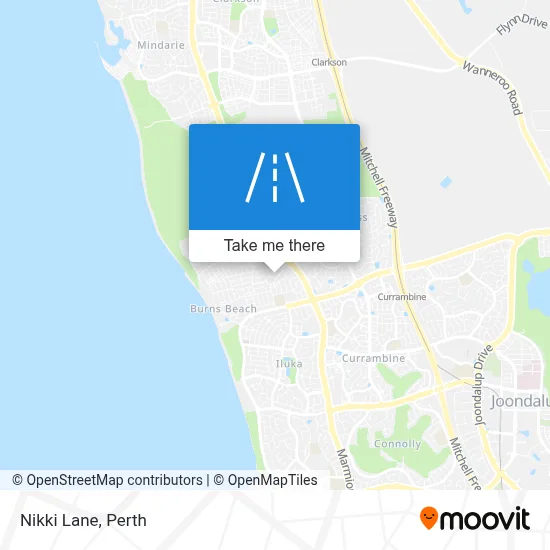 Mapa Nikki Lane