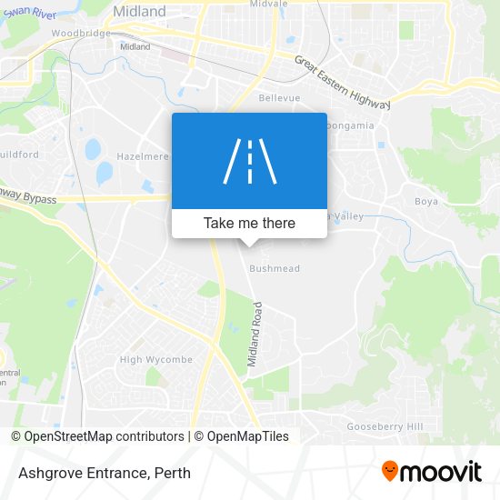 Ashgrove Entrance map