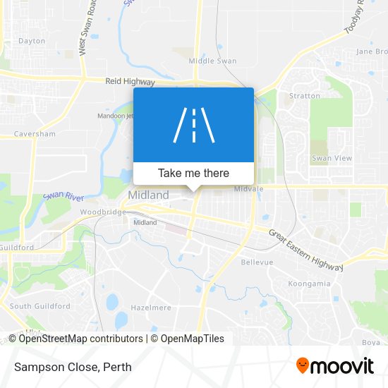 Sampson Close map