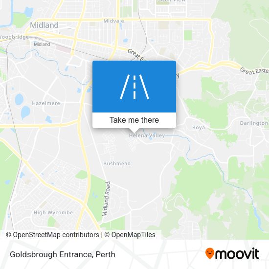 Goldsbrough Entrance map