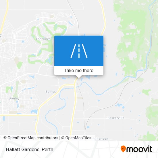 Hallatt Gardens map