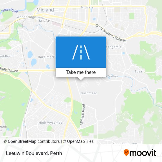 Leeuwin Boulevard map