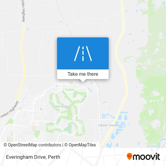 Mapa Everingham Drive