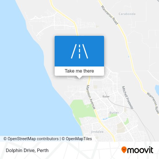 Dolphin Drive map