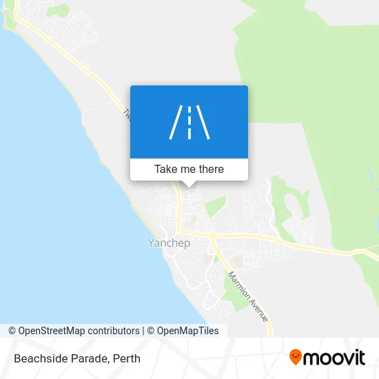 Mapa Beachside Parade