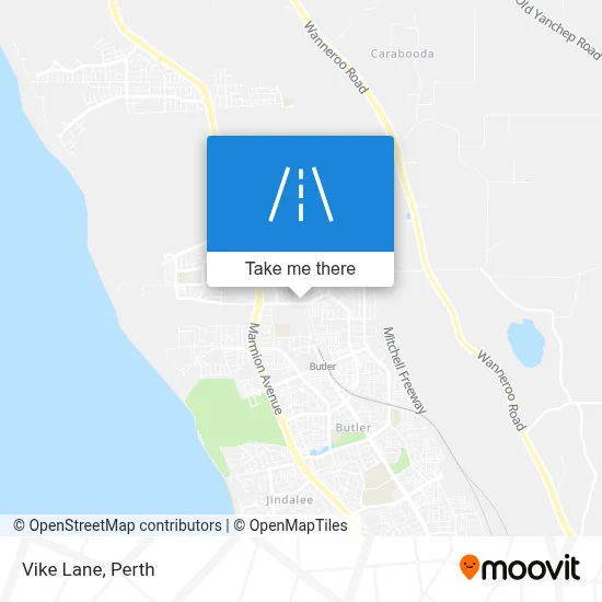 Mapa Vike Lane