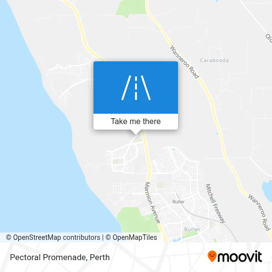 Mapa Pectoral Promenade