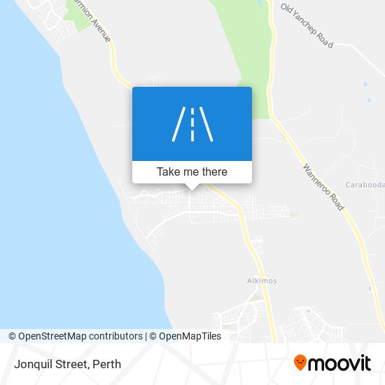 Jonquil Street map