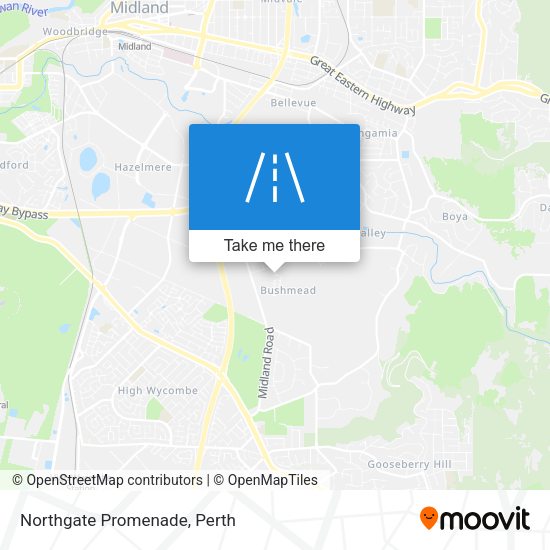 Northgate Promenade map