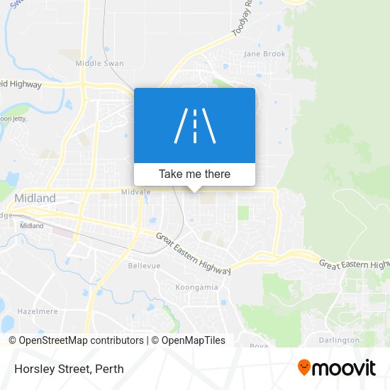 Horsley Street map