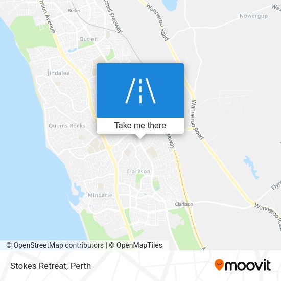 Stokes Retreat map