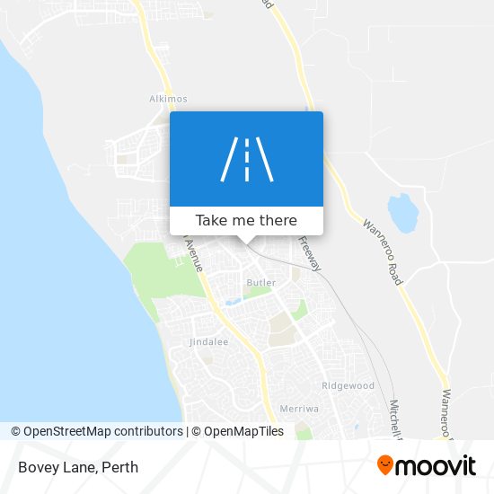 Bovey Lane map