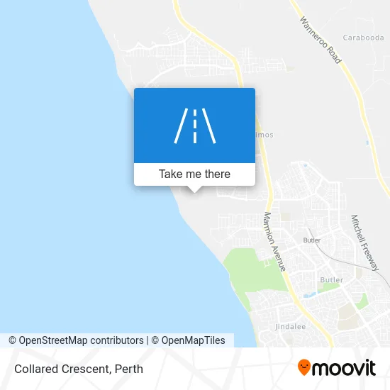 Mapa Collared Crescent