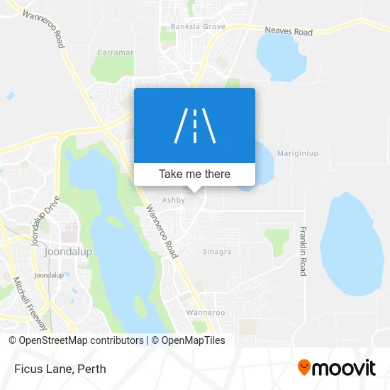 Mapa Ficus Lane
