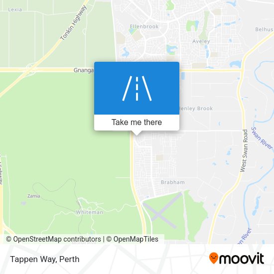 Tappen Way map