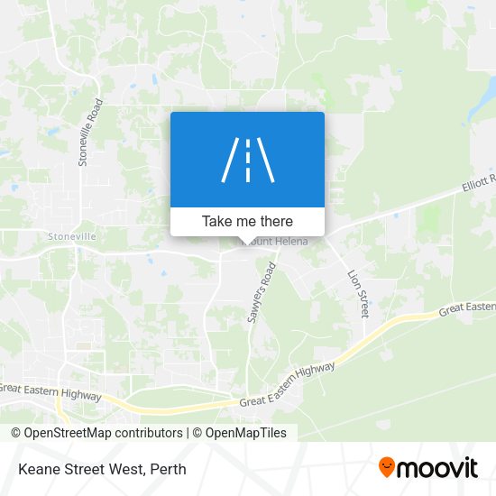 Keane Street West map