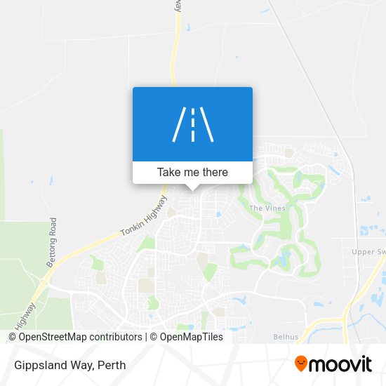 Gippsland Way map