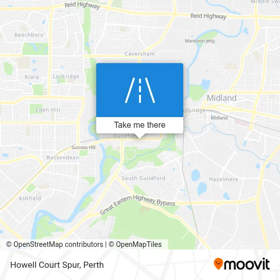 Mapa Howell Court Spur