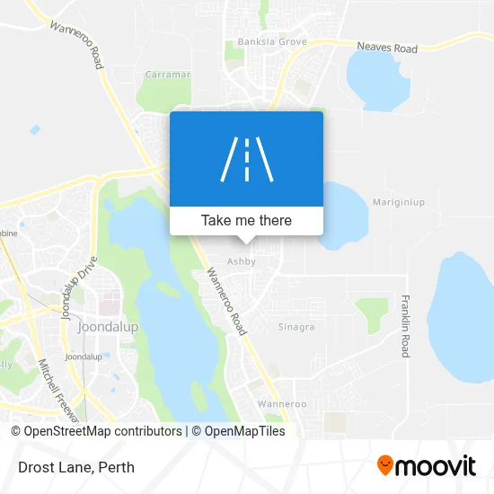 Mapa Drost Lane