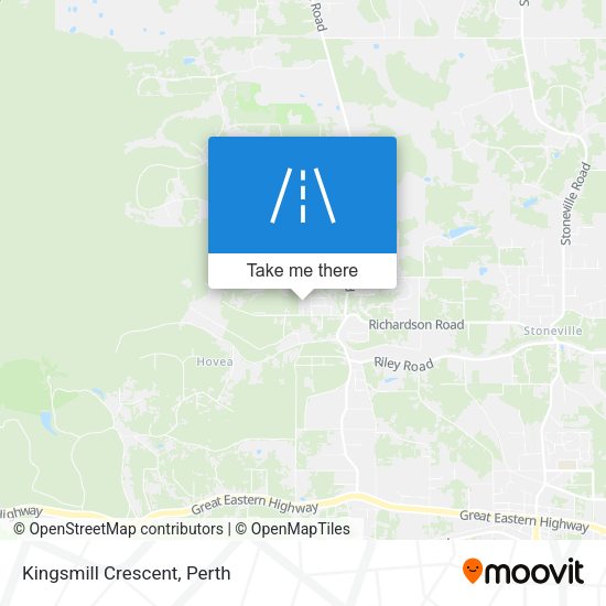 Kingsmill Crescent map