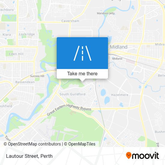 Lautour Street map