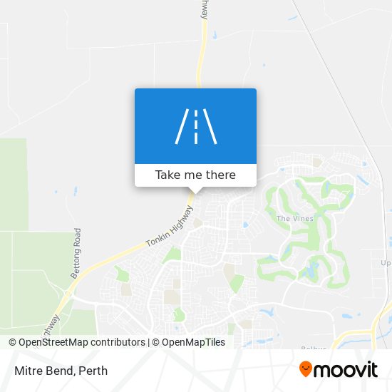 Mitre Bend map