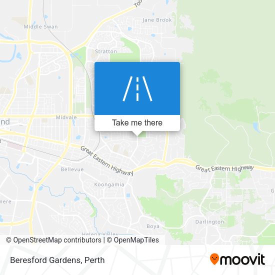 Beresford Gardens map