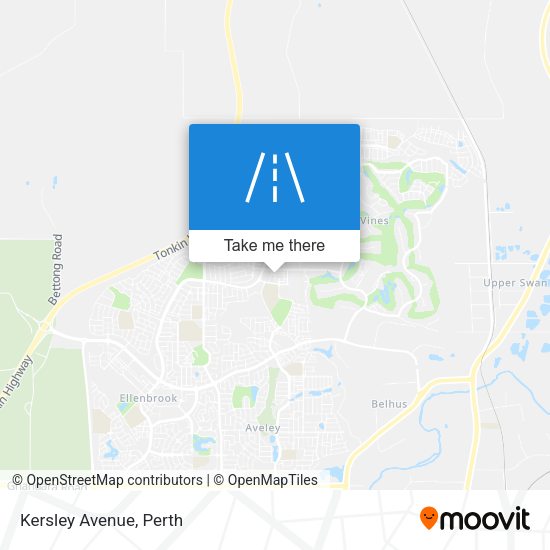 Kersley Avenue map