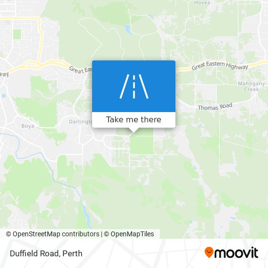 Duffield Road map