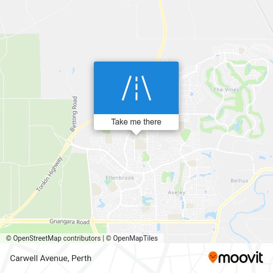 Carwell Avenue map
