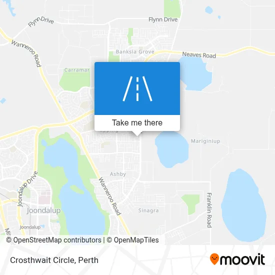 Mapa Crosthwait Circle