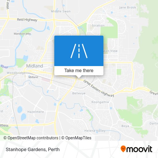 Stanhope Gardens map