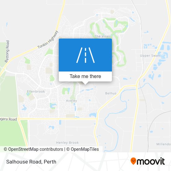Salhouse Road map