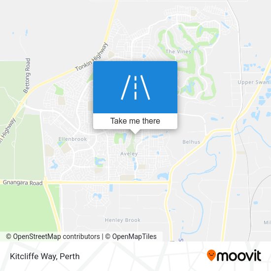 Kitcliffe Way map