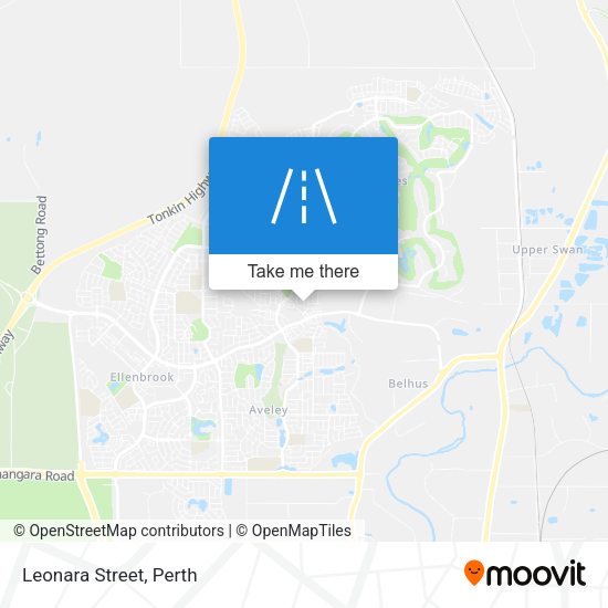 Leonara Street map
