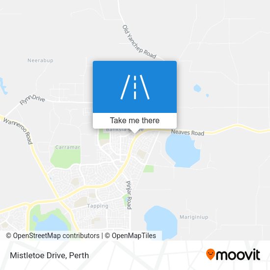 Mistletoe Drive map