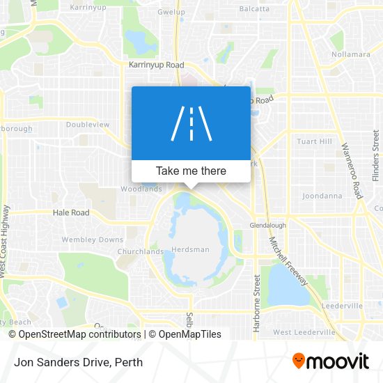 Jon Sanders Drive map