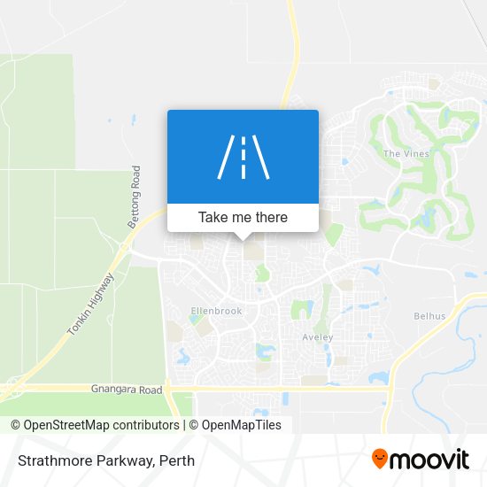 Strathmore Parkway map