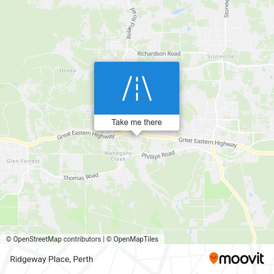 Ridgeway Place map