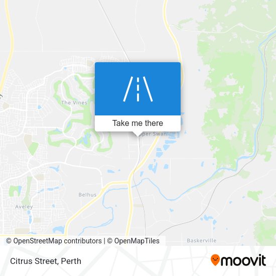 Citrus Street map