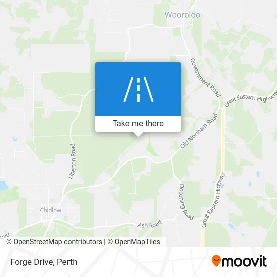 Mapa Forge Drive