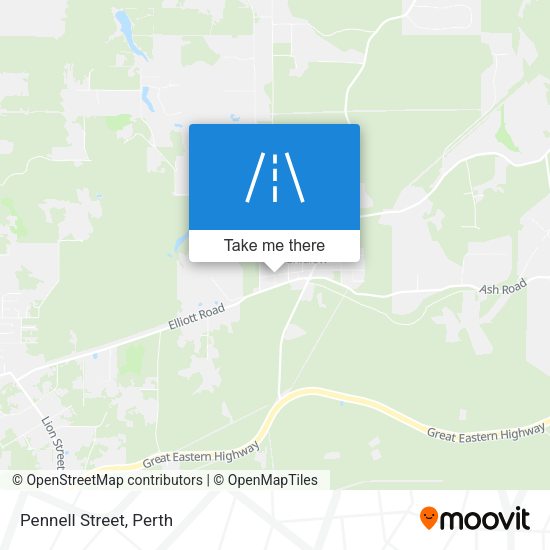 Pennell Street map