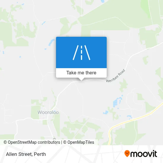 Mapa Allen Street