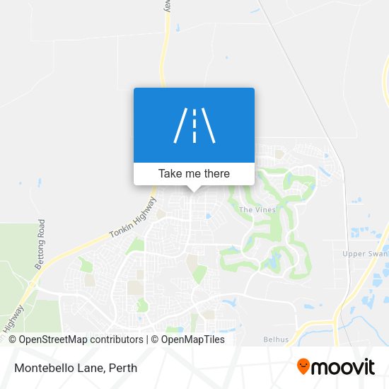 Montebello Lane map