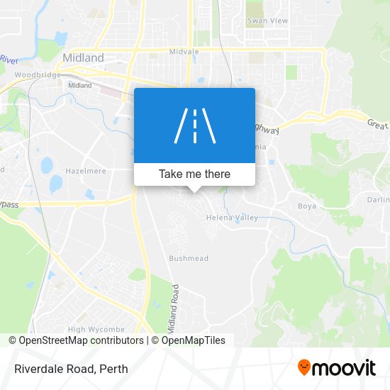 Riverdale Road map