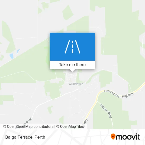 Mapa Balga Terrace