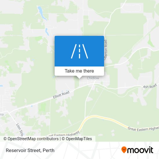 Reservoir Street map